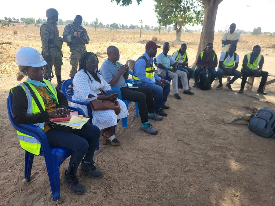 Rural electrification works at Sanwaldjoaga